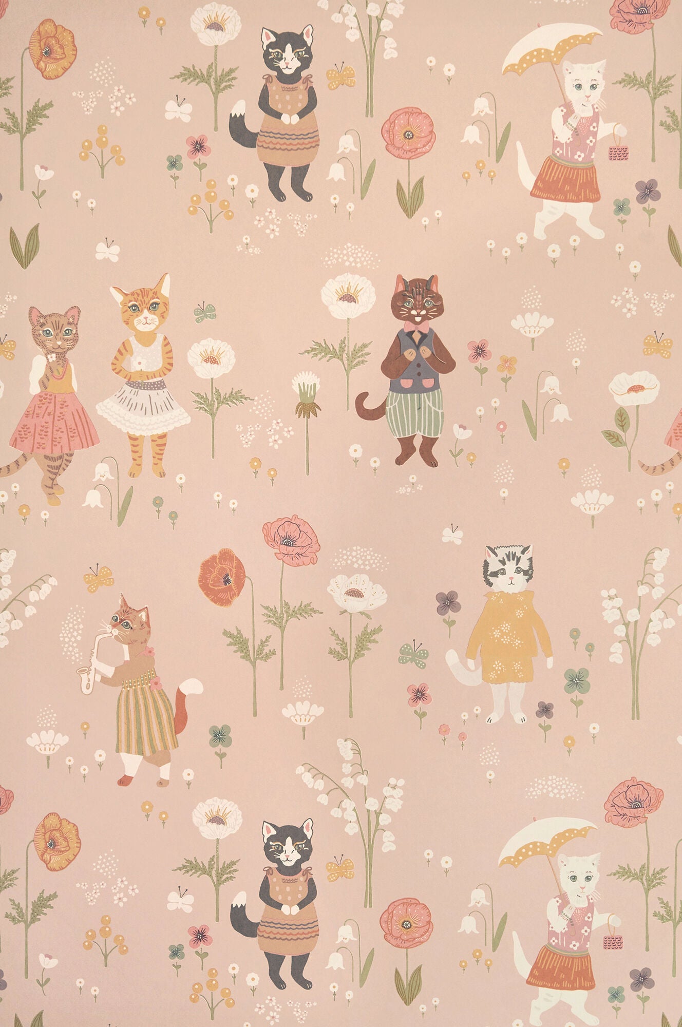 Majvillan Tapet Catwalk|Sweet Pink