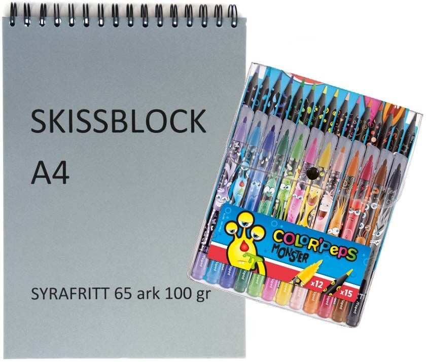 Maped Color'Peps Målarset Monster
