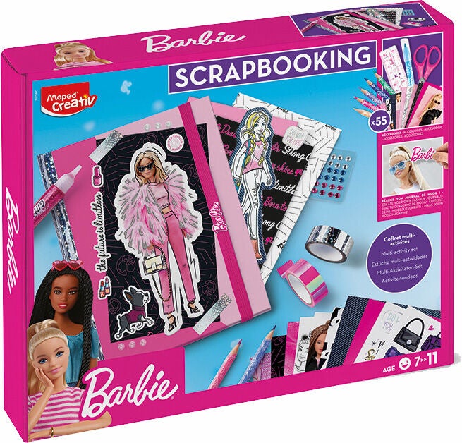 Maped Creativ Barbie Scrapbooking Pysselset 55 Delar|