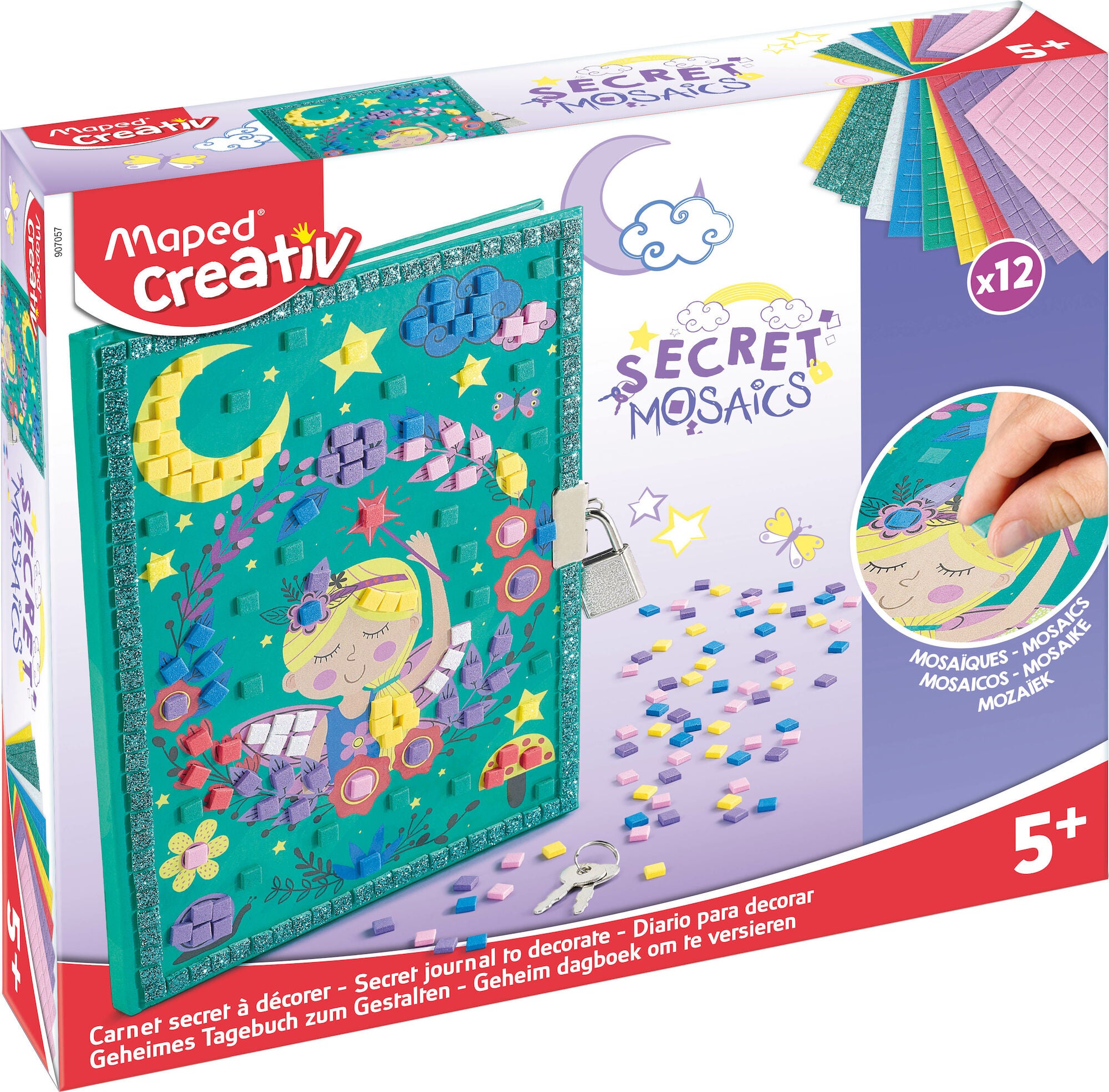 Maped Creativ Dagbok Secret Mosaics|