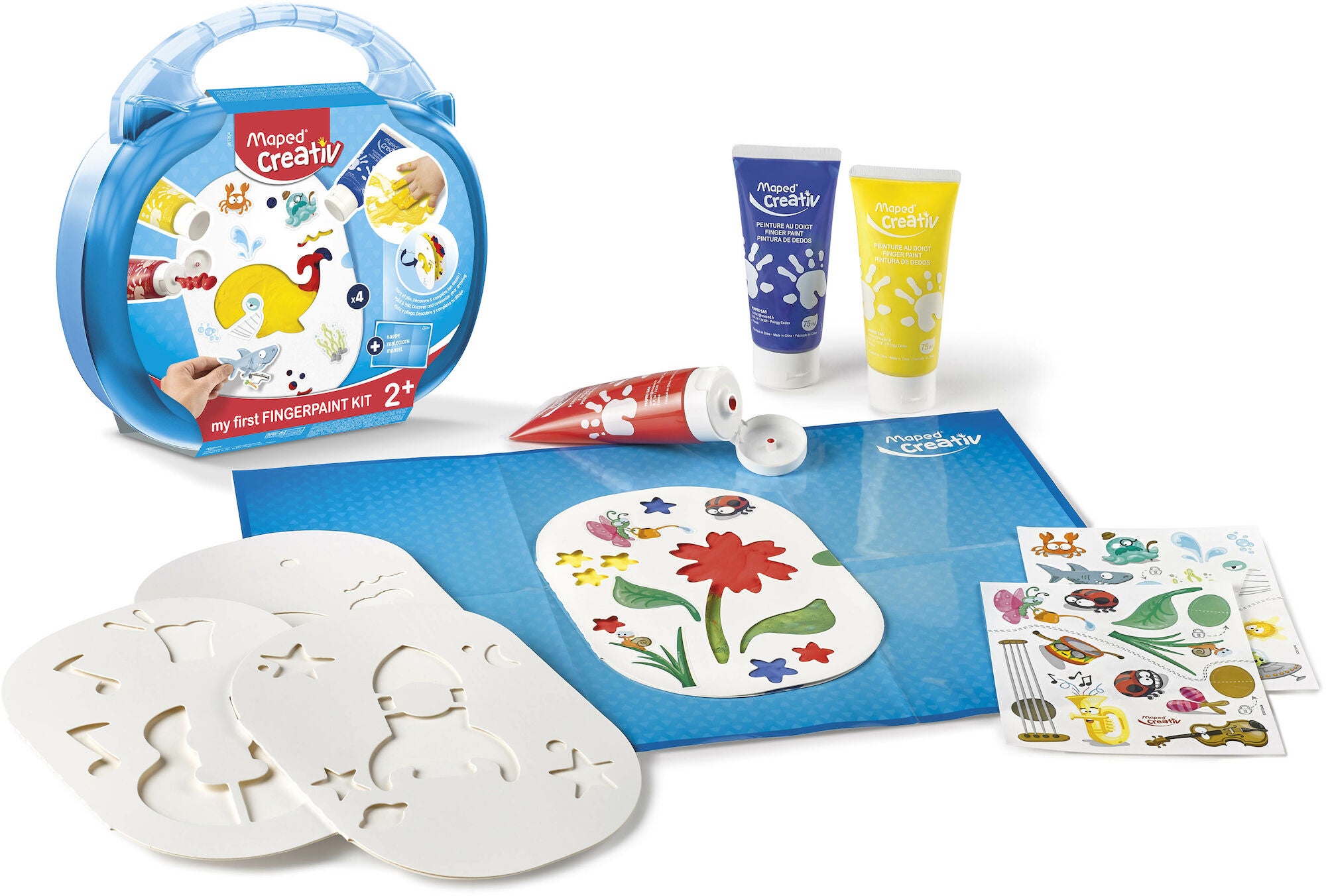 Maped Creativ Fingerfärgsset med Tillbehör
