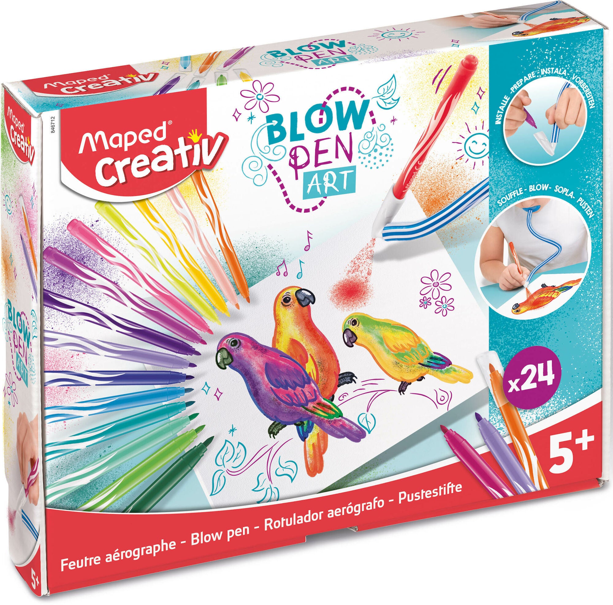 Maped Creativ Pysselset Blowpen Art Basic|