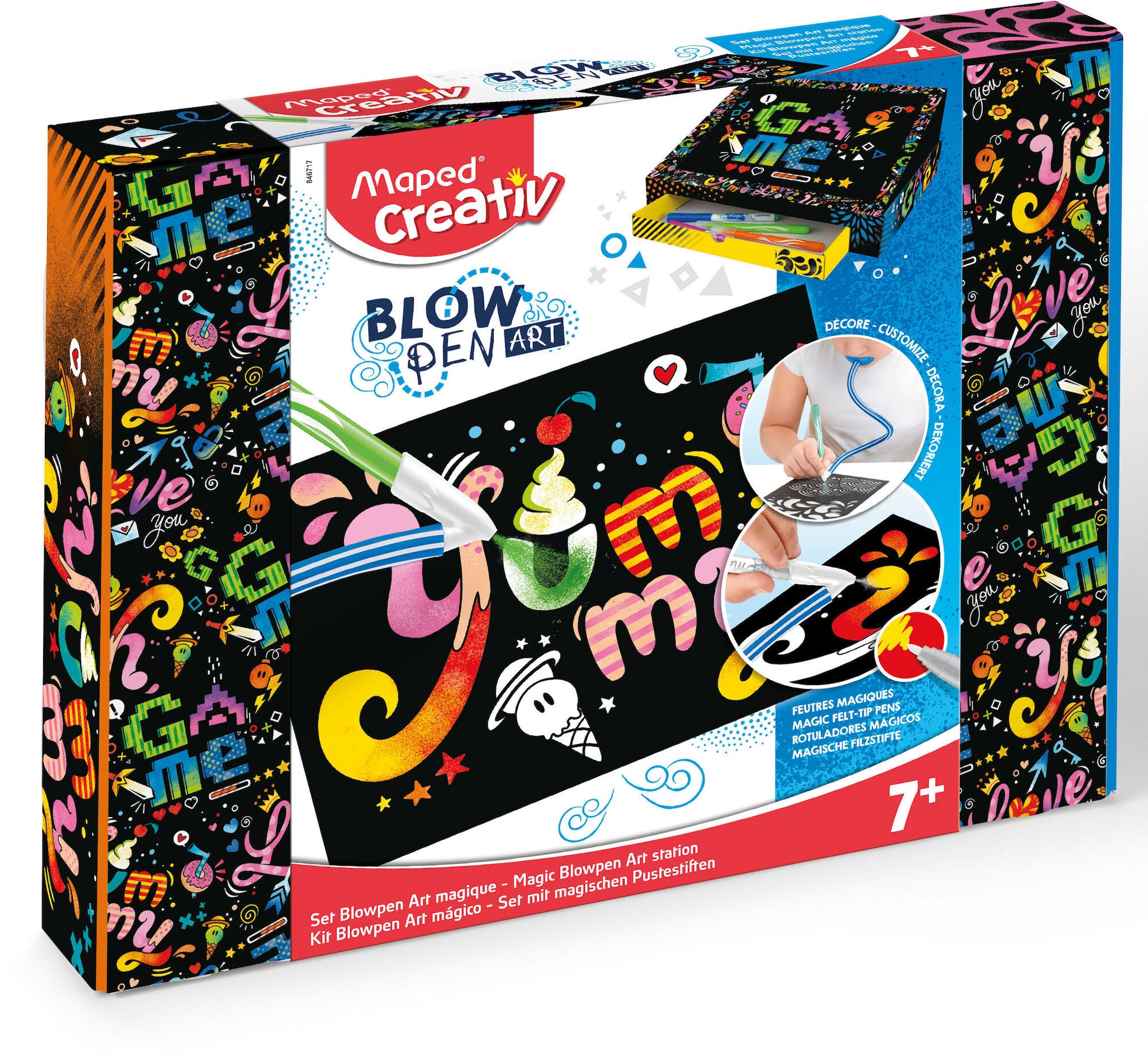 Maped Creativ Pysselset Magic Blowpen Art Station|
