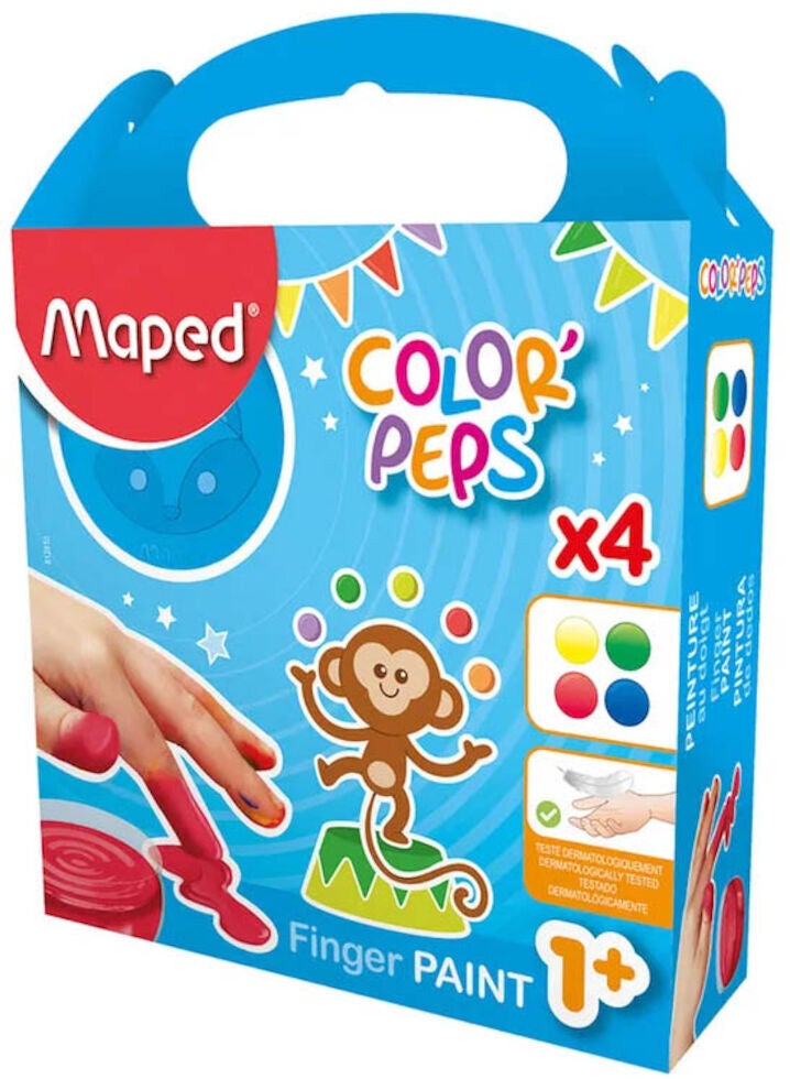 Maped Fingerfärg 4 Färger