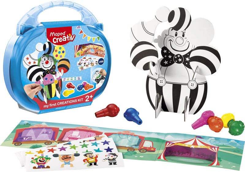 Maped Pysselset med Klistermärken och Kritor|