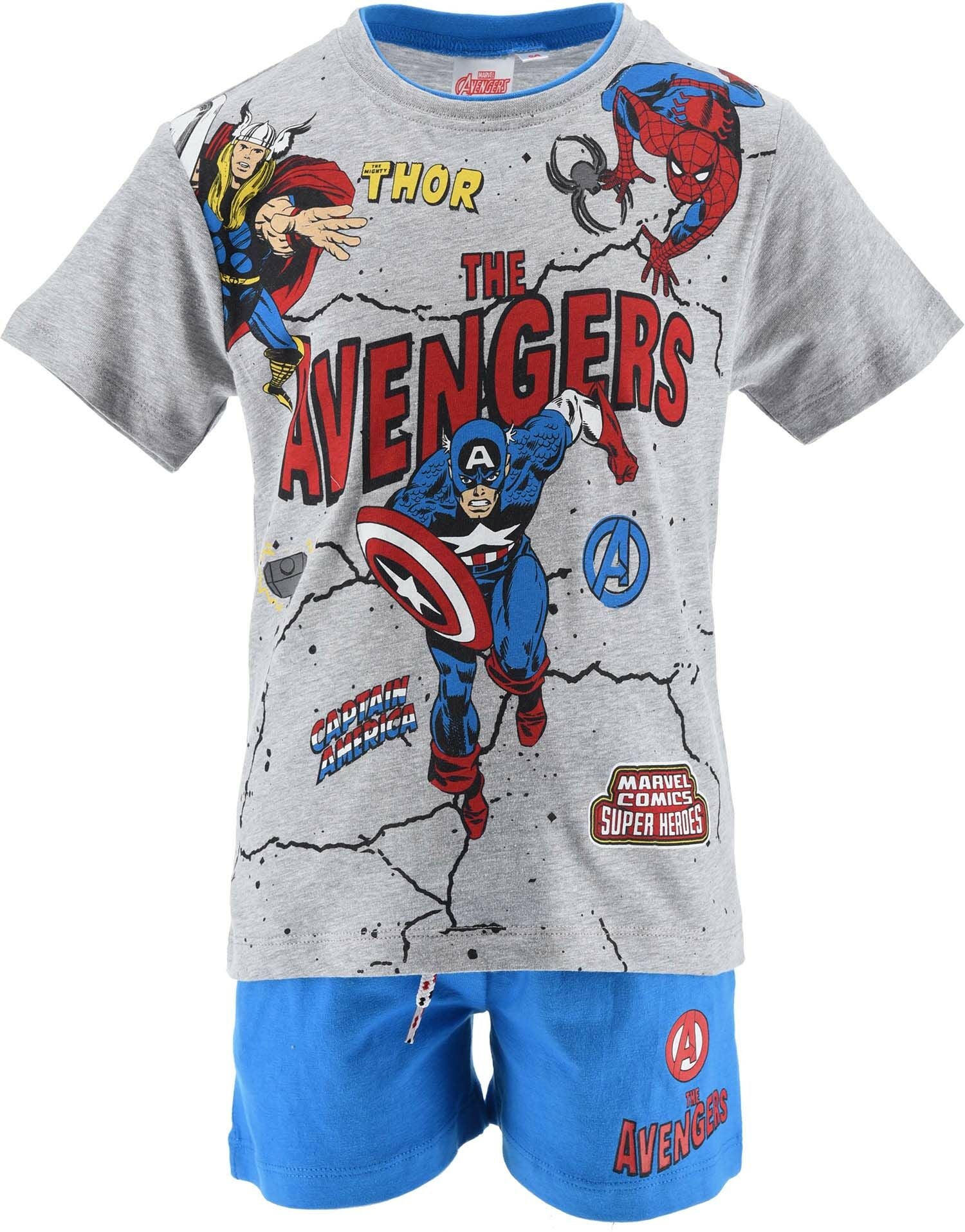 Marvel Avengers Classic Pyjamas|Light grey