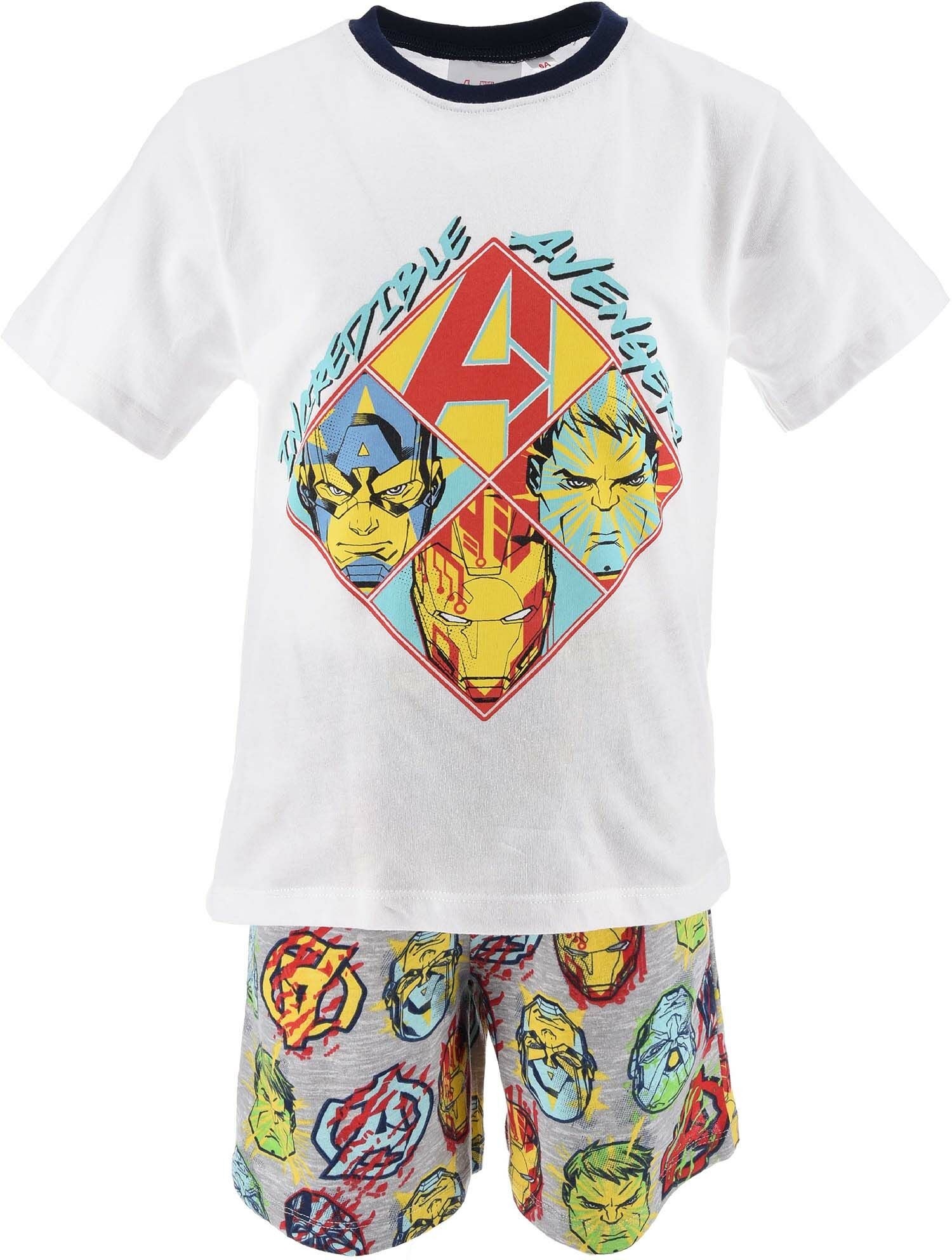 Marvel Avengers Classic Pyjamas|White