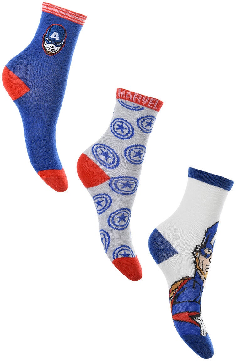 Marvel Avengers Classic Strumpor 3-pack
