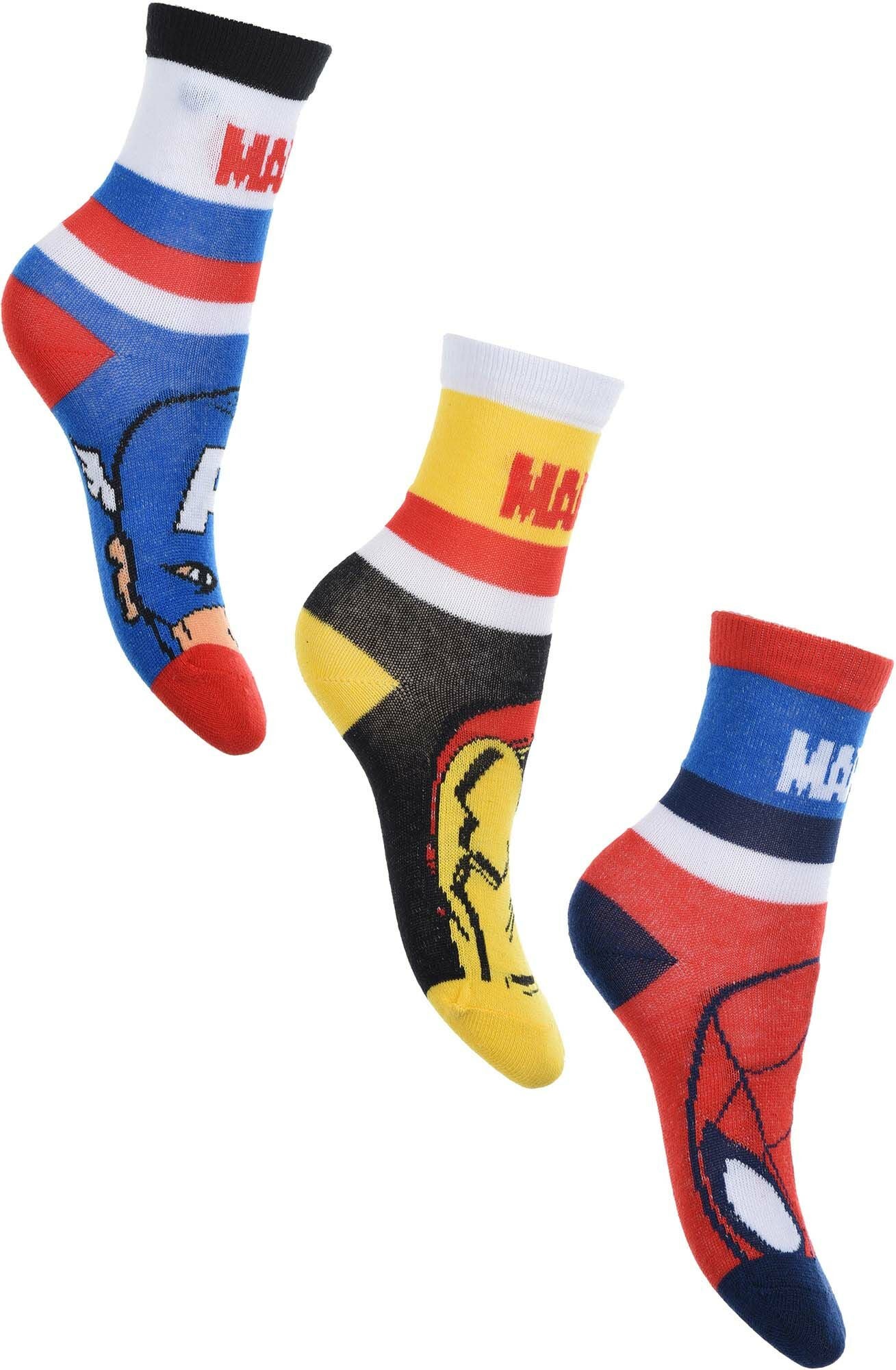 Marvel Avengers Classic Strumpor 3-pack