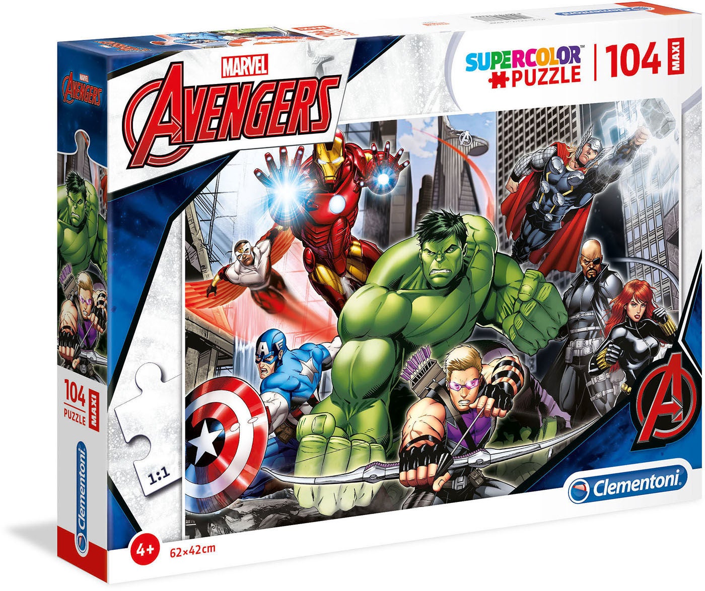 Marvel Avengers Pussel Maxi 104 Bitar|