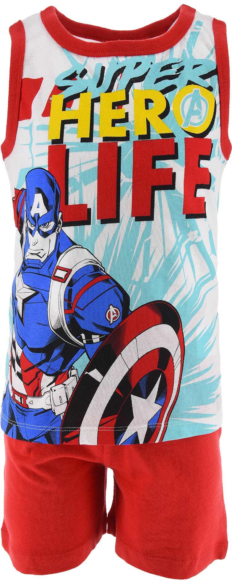 Marvel Avengers Pyjamas|Röd