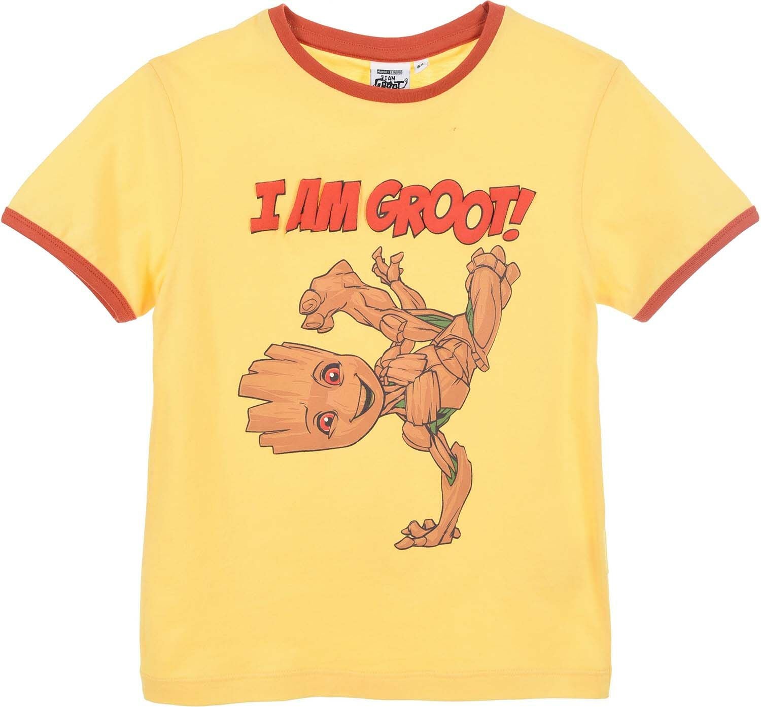 Marvel Guardian of Galaxy T-shirt|Yellow
