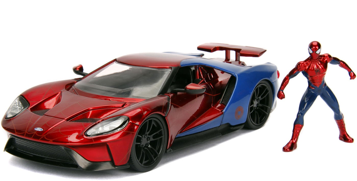 Marvel Spider-Man 2017 Ford GT Med Figur|