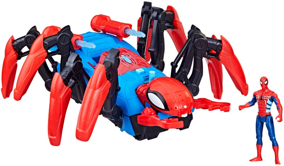 Marvel Spider-Man Crawl 'n Blast Spider Fordon med Figur|