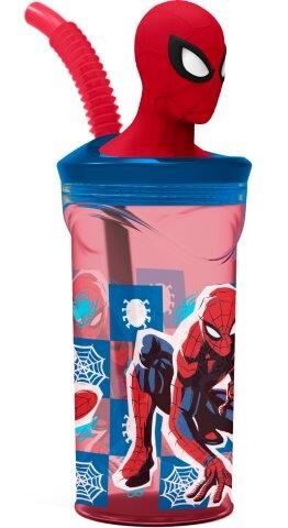 Marvel Spider-Man Vattenflaska 3D Figur Tumbler 360 ml