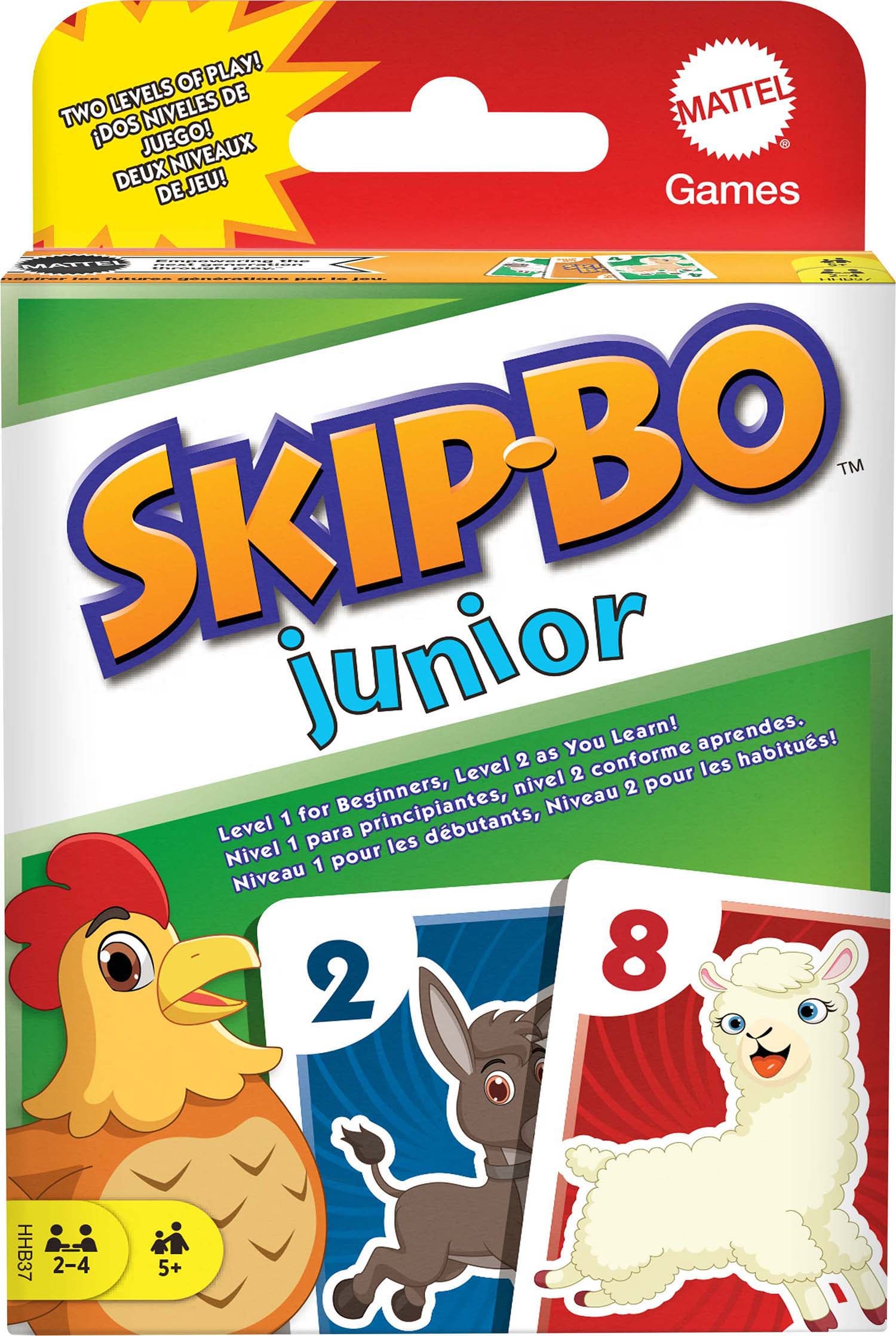 Mattel Skip-Bo Junior Sällskapsspel|
