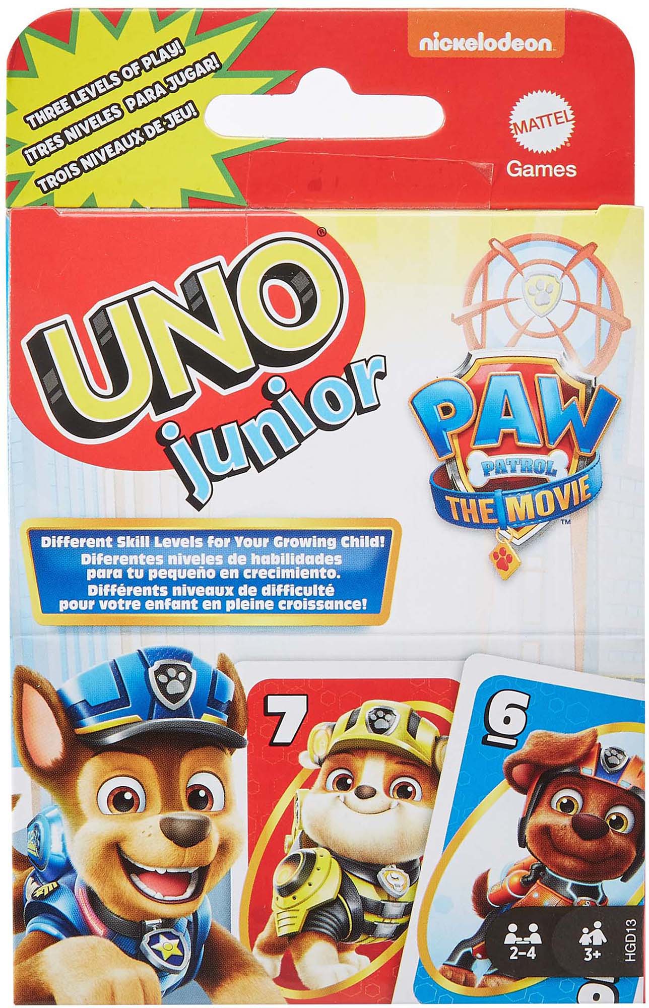 Mattel UNO Junior Paw Patrol Kortspel|