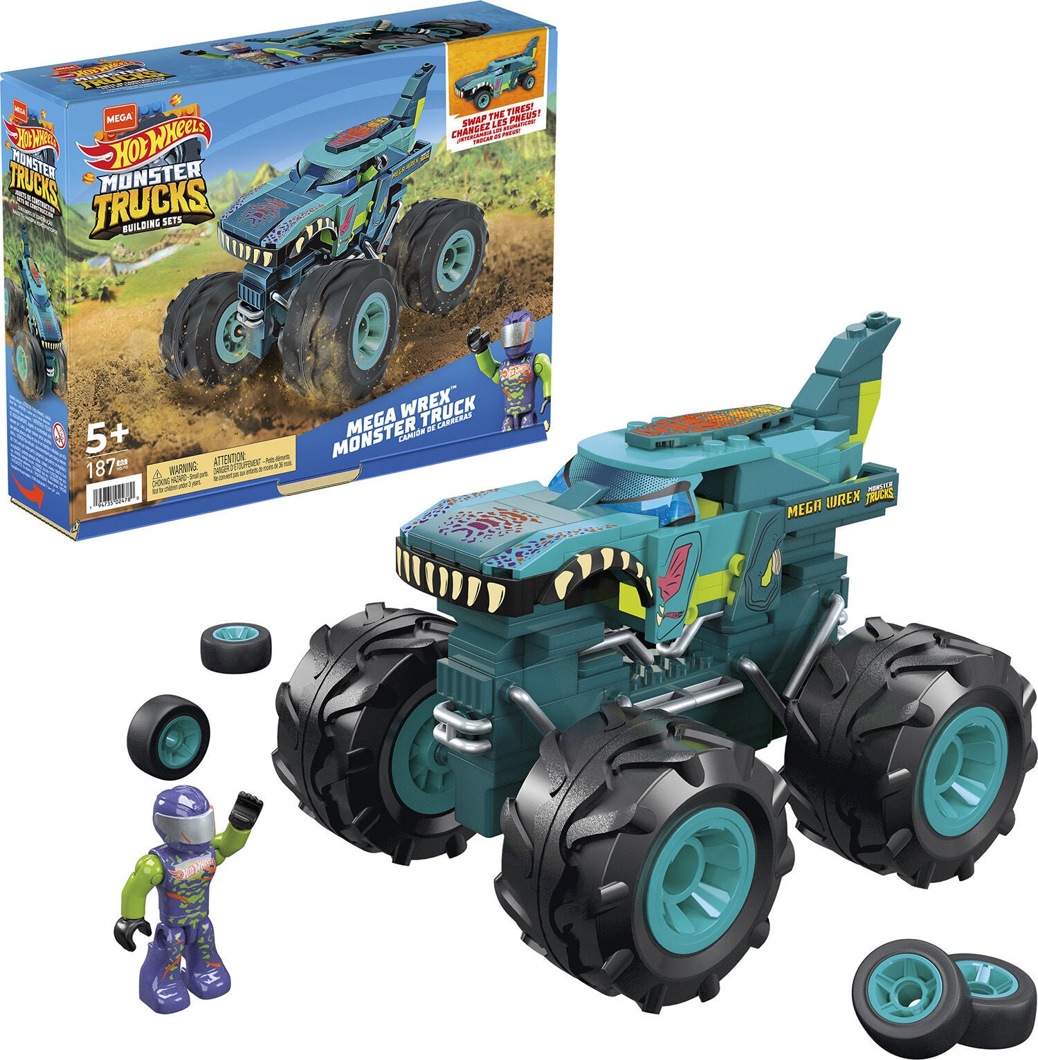 Mega Construx Mega-Wrex Monster Truck Byggsats|