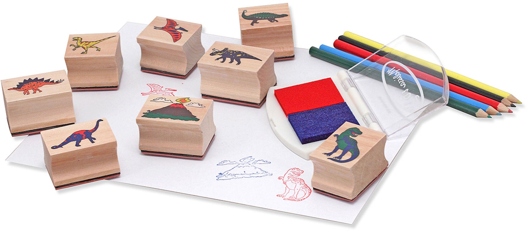 Melissa &  Doug Dinosauriestämplar Pysselset|