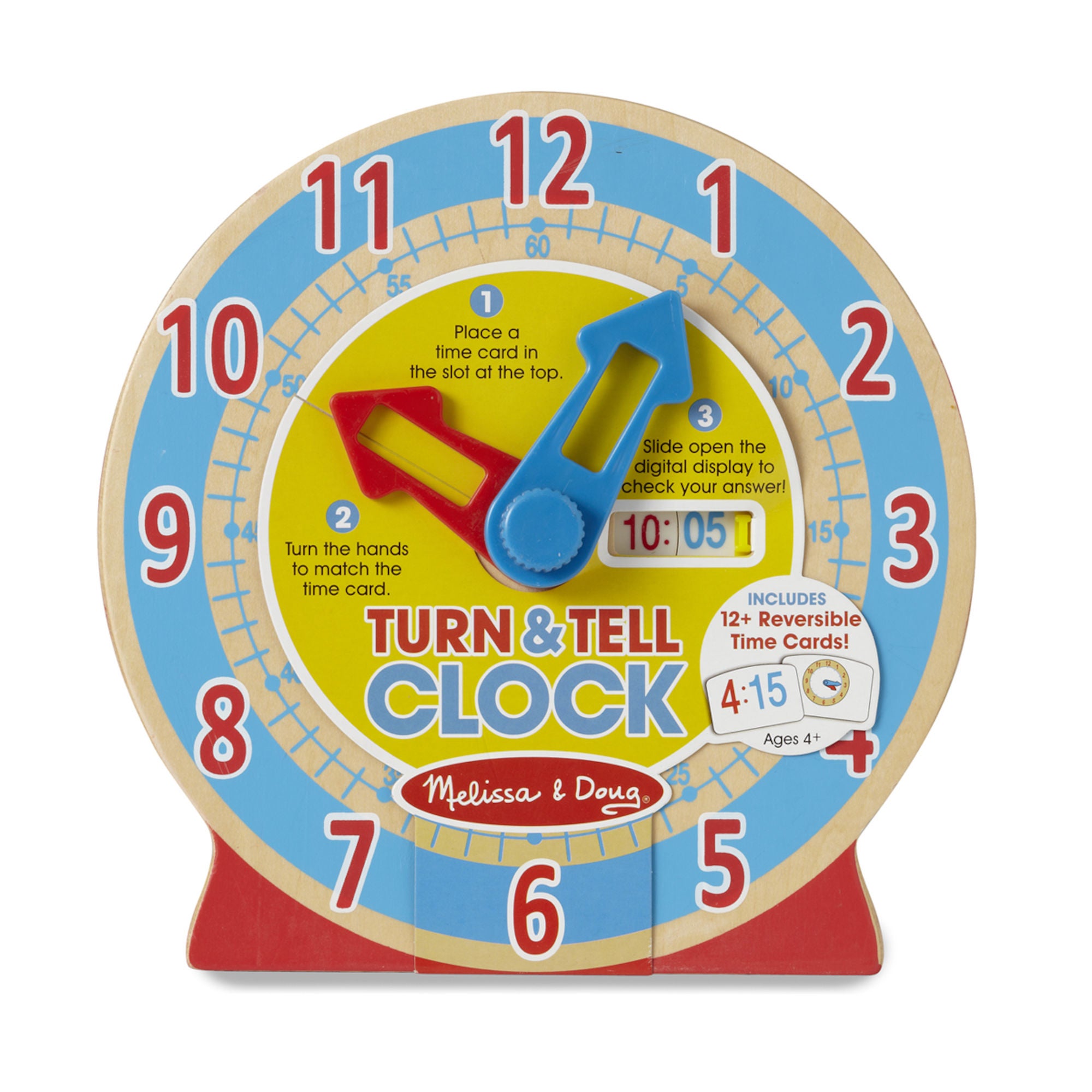 Melissa &  Doug Klocka Lär Dig Tiden