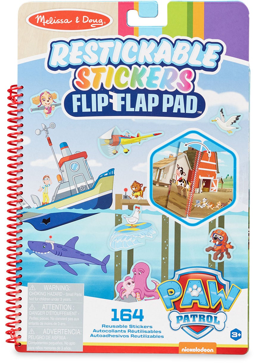 Melissa &  Doug Paw Patrol Återanvändbara Klistermärken Äventyrsbukten|
