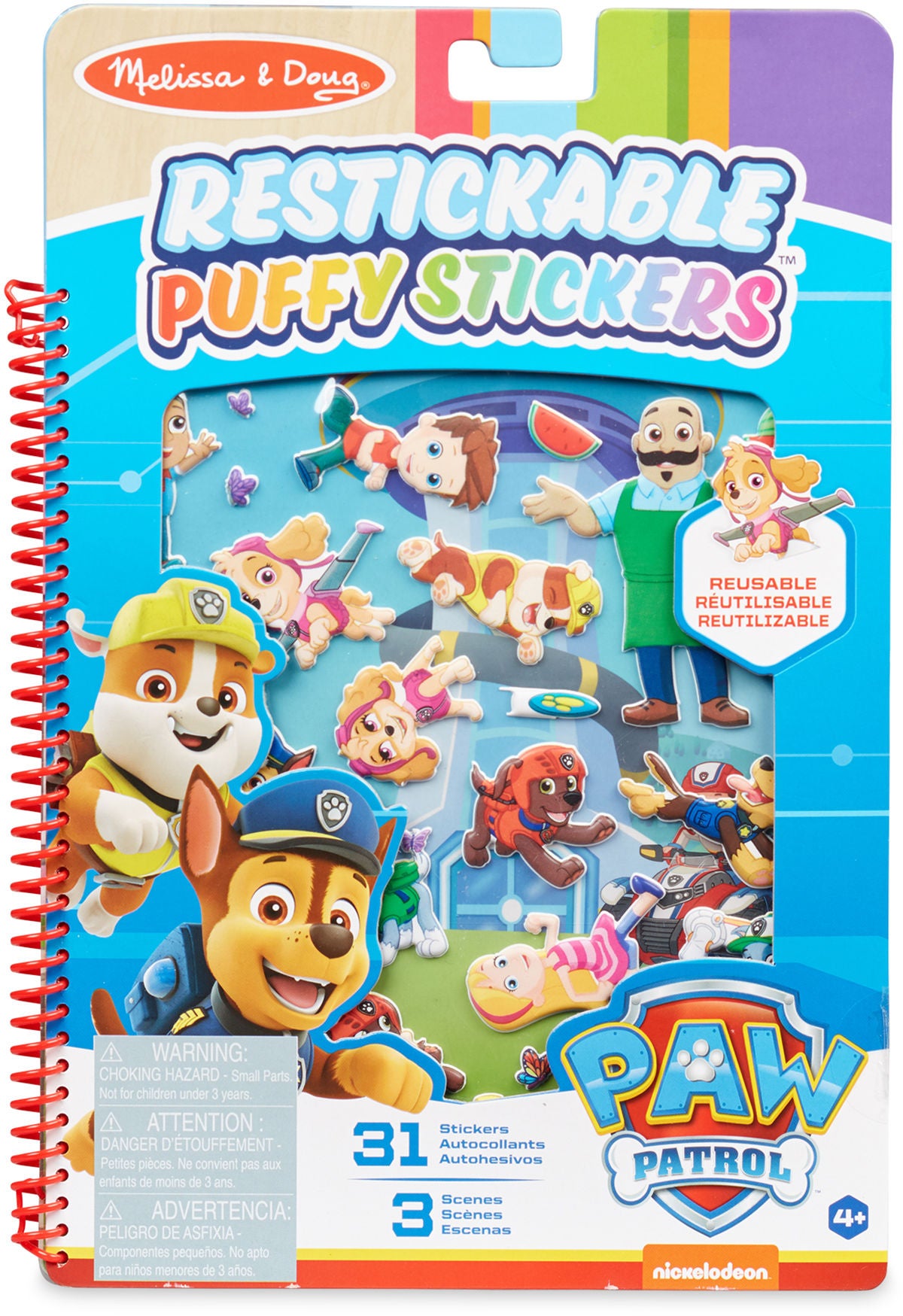 Melissa &  Doug Paw Patrol Klistermärken Äventyrsbukt|