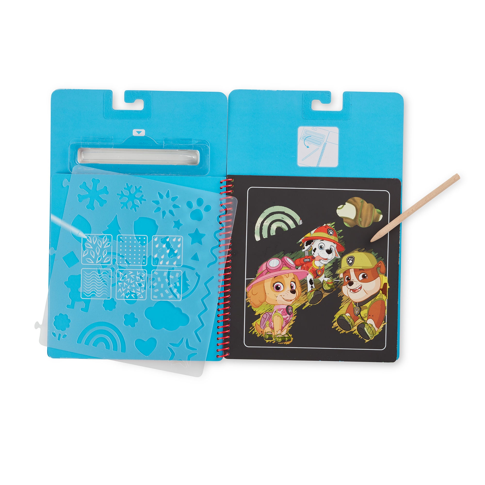 Melissa &  Doug Paw Patrol Scratch Målarbok Skye|