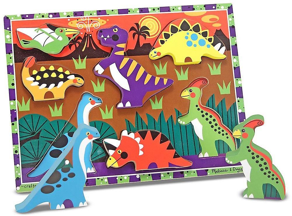 Melissa &  Doug Pussel Dinosaurie 6 Bitar|
