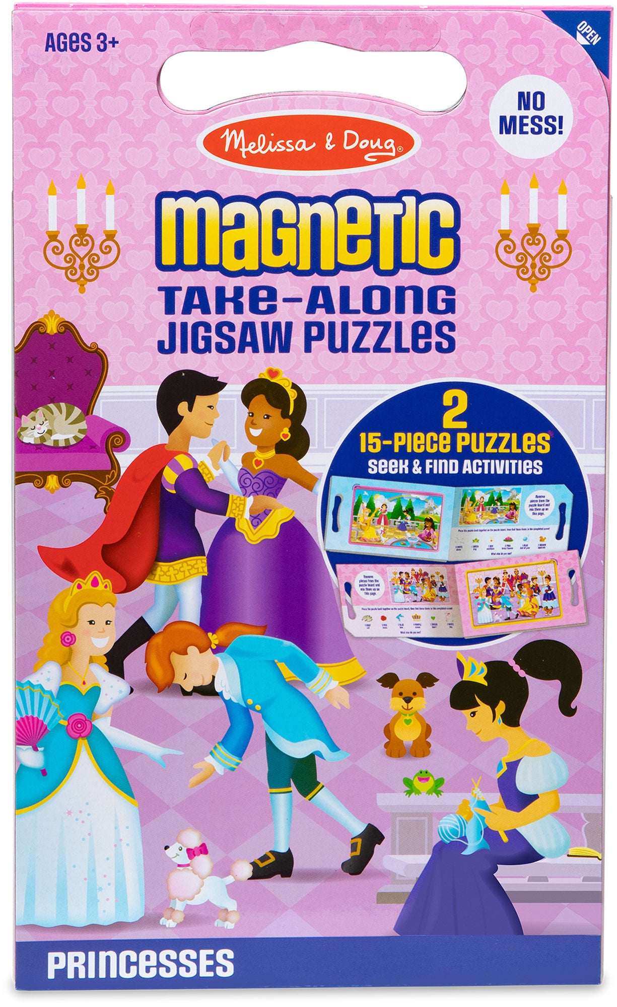 Melissa &  Doug Ta-Med Magnetisk Pussel Prinsessor|2x15 bitar