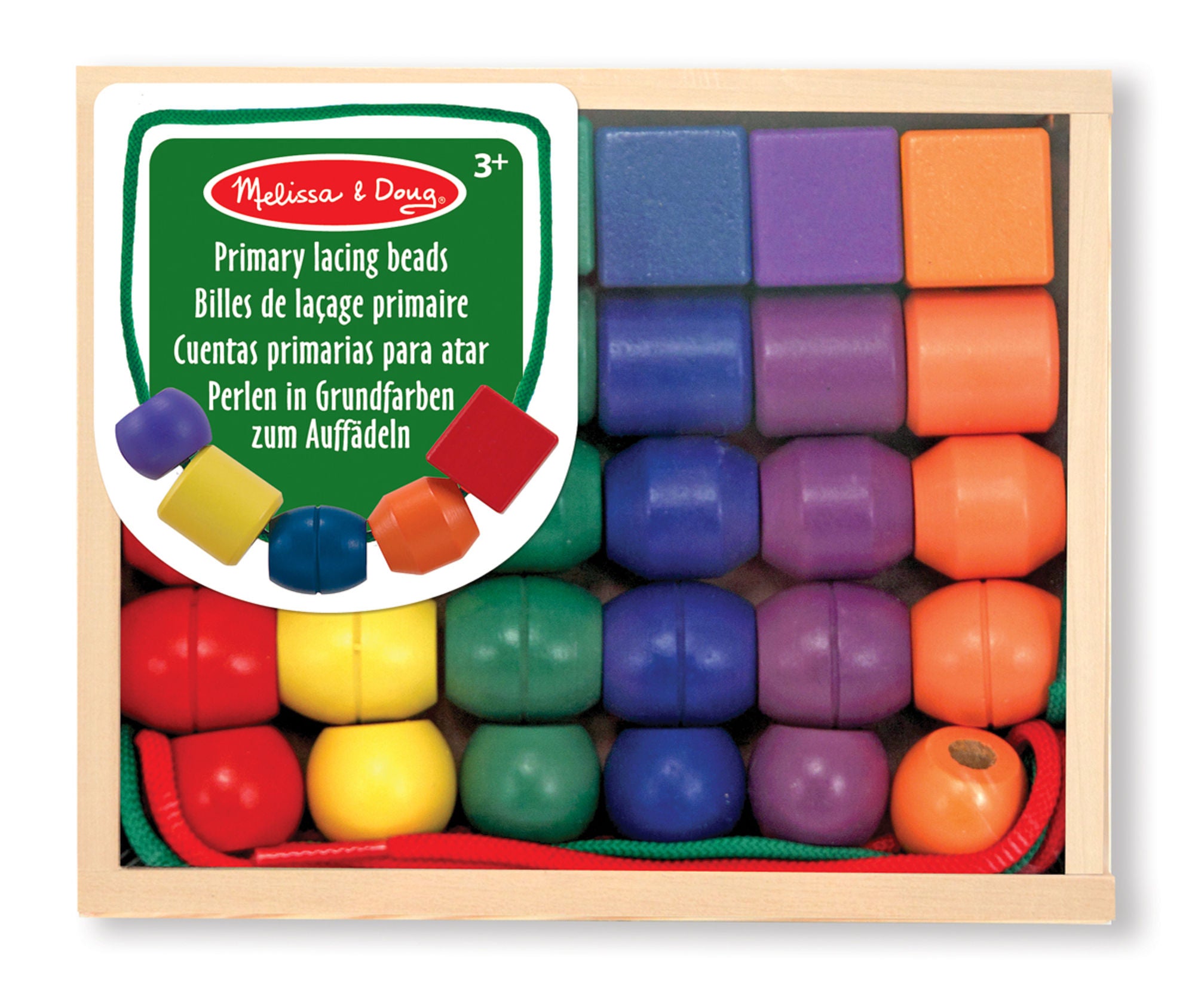 Melissa &  Doug Träkloss på Snöre