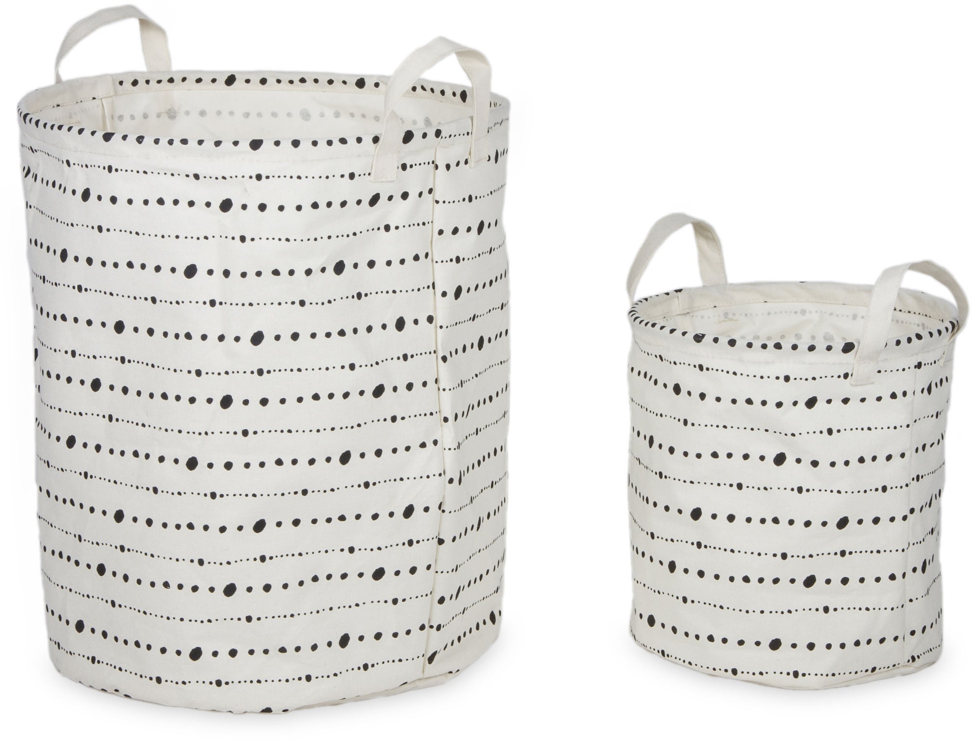 Minitude Förvaringskorg 2-pack|Prickar