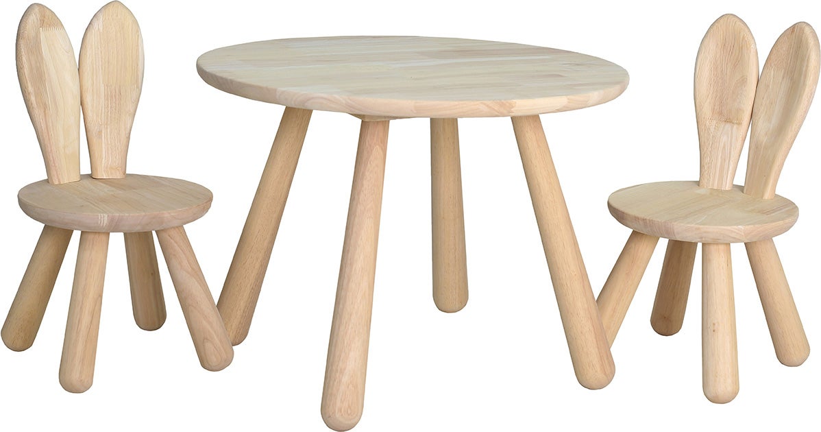 Minitude Nordic Barnbord Dimma &  Stolar Kanin|
