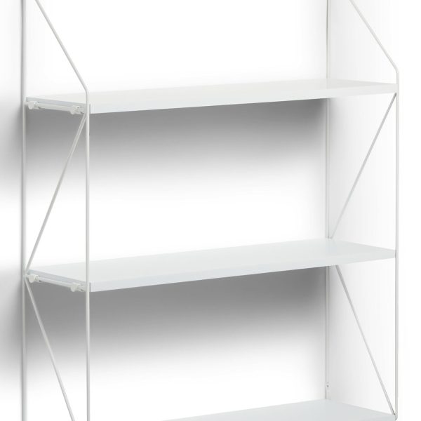 Minitude Vägghylla Brooklyn 3-Plan|Vit