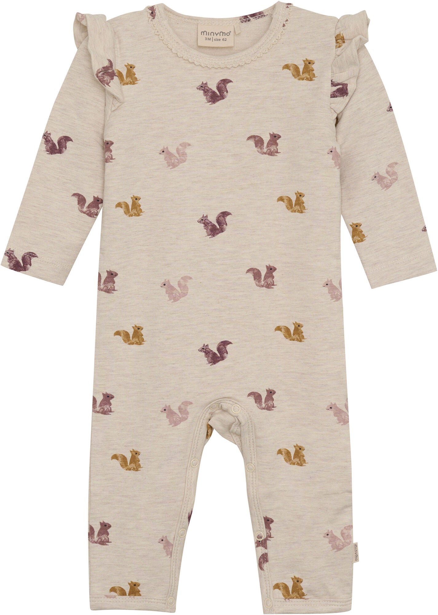 Minymo Jumpsuit|Beige Melange