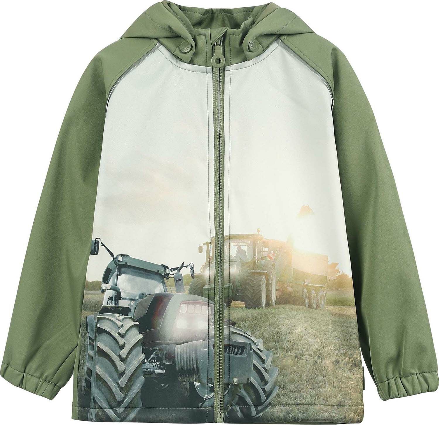 Minymo Softshelljacka|Deep Lichen Green