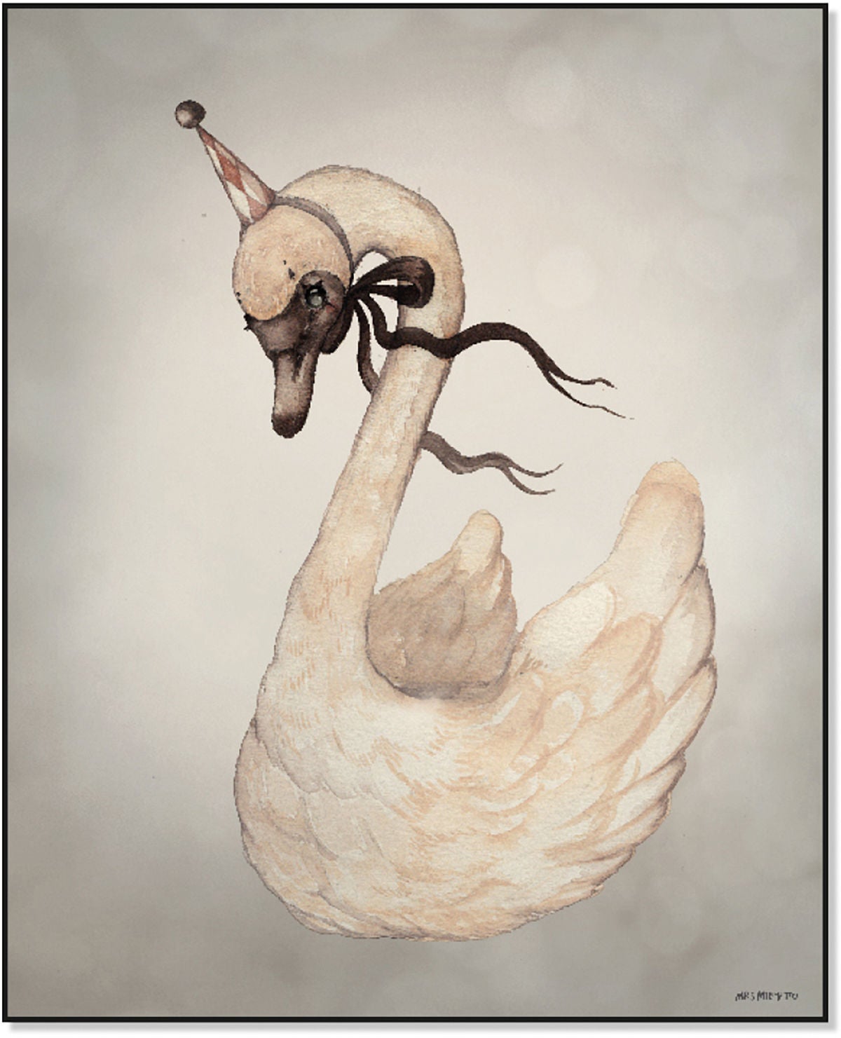 Mrs Mighetto Poster Dear Swan 40x50|