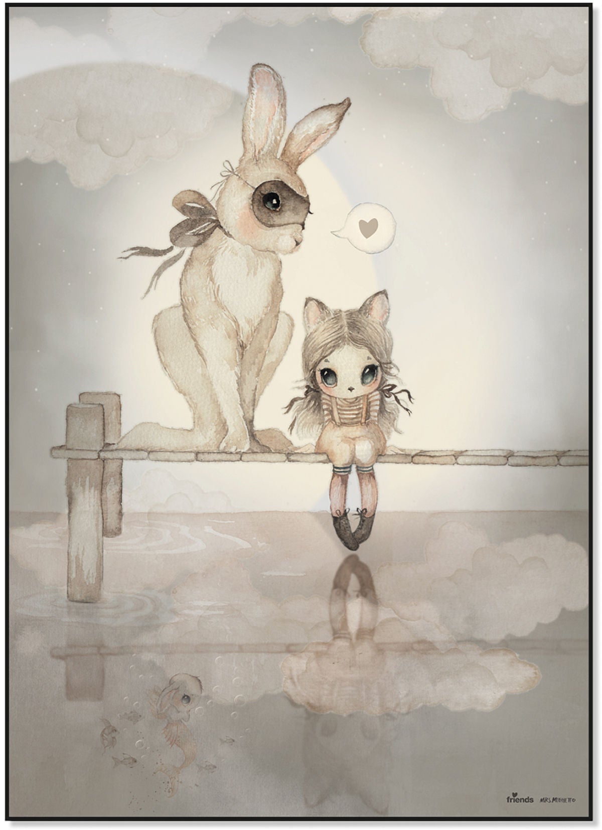 Mrs Mighetto Poster Hello Miss Julia 50x70|