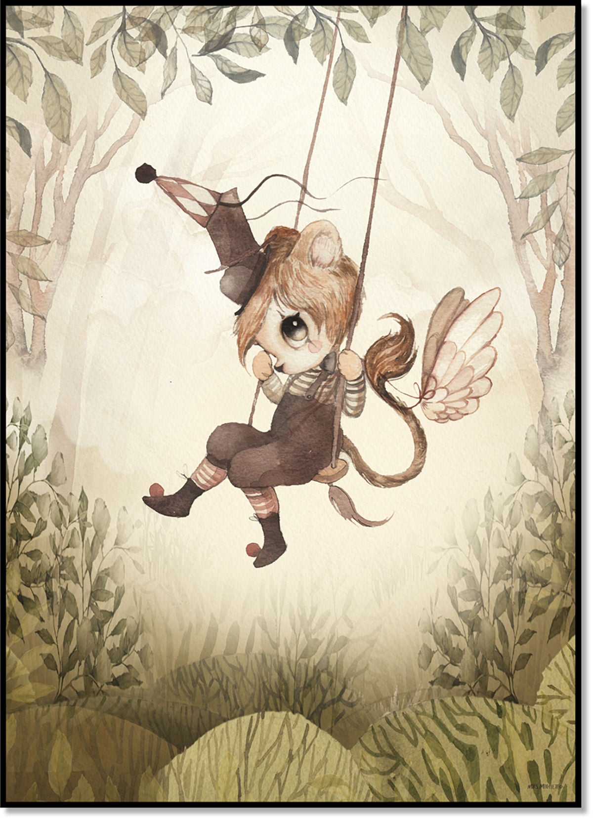 Mrs Mighetto Poster Mr Lucas 50x70|
