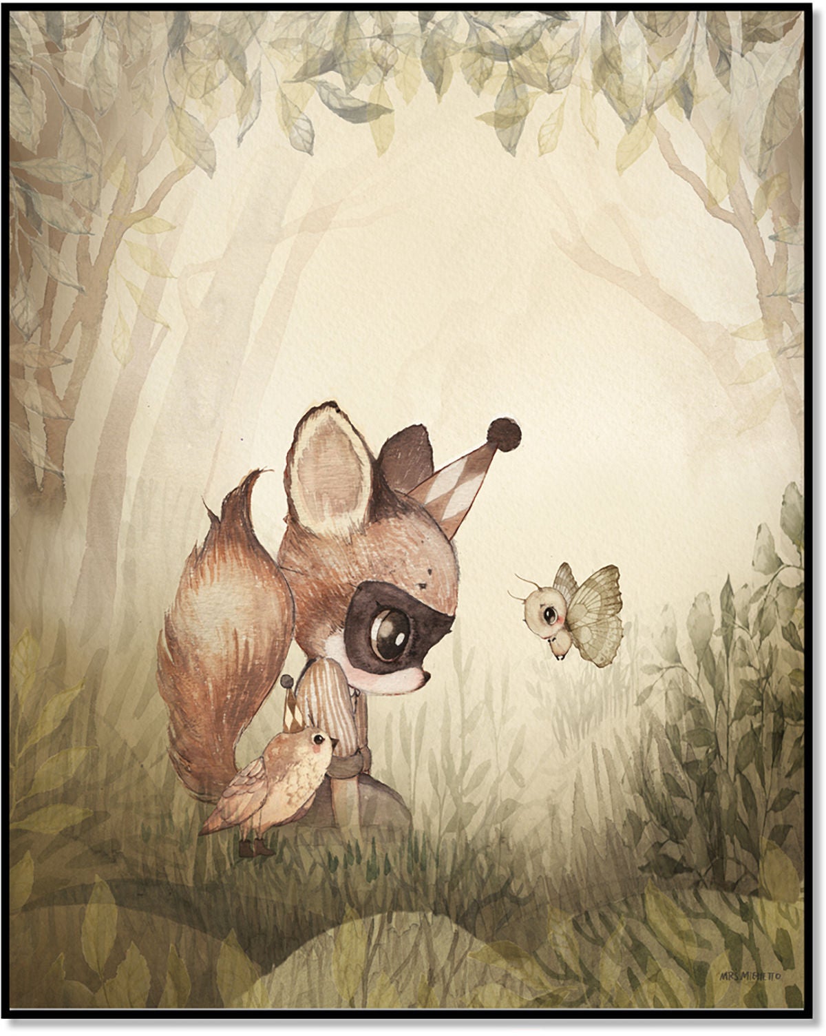 Mrs Mighetto Poster Mr Noah 40x50|