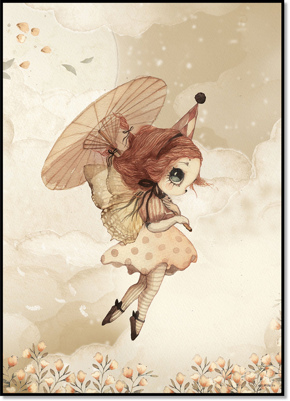 Mrs Mighetto Poster My Umbrella 50x70|