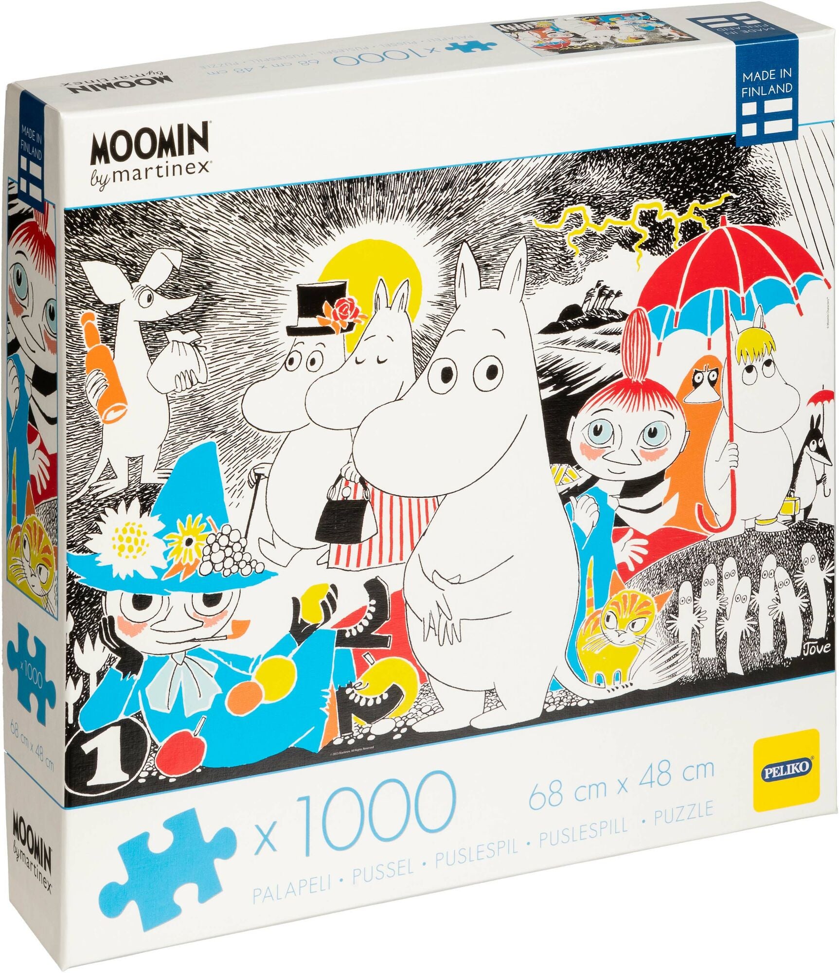 Mumin Comic Book Cover 1 Pussel 1000 Bitar