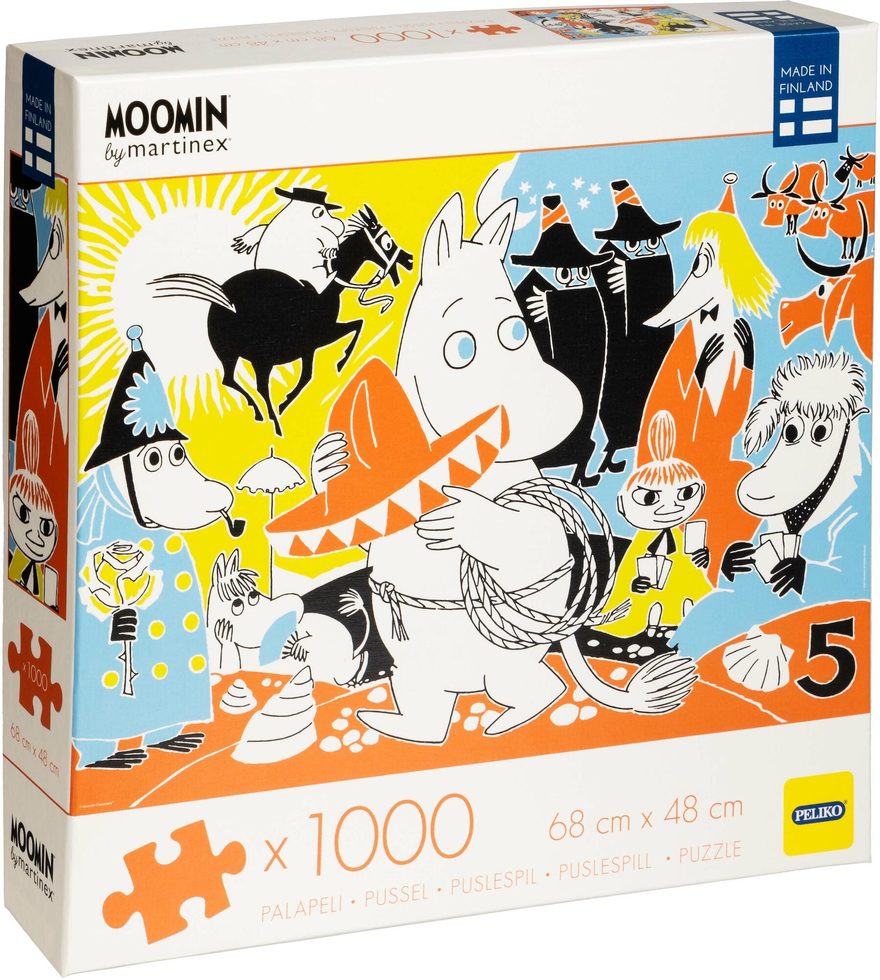Mumin Comic Book Cover 5 Pussel 1000 Bitar