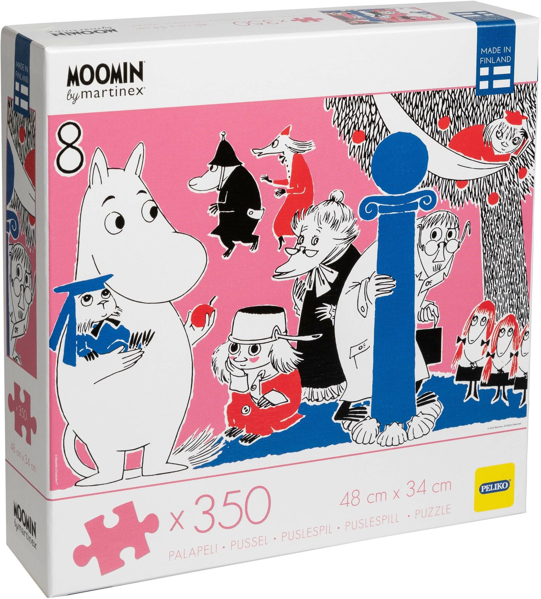 Mumin Comic Book Cover 8 Pussel 350 Bitar|