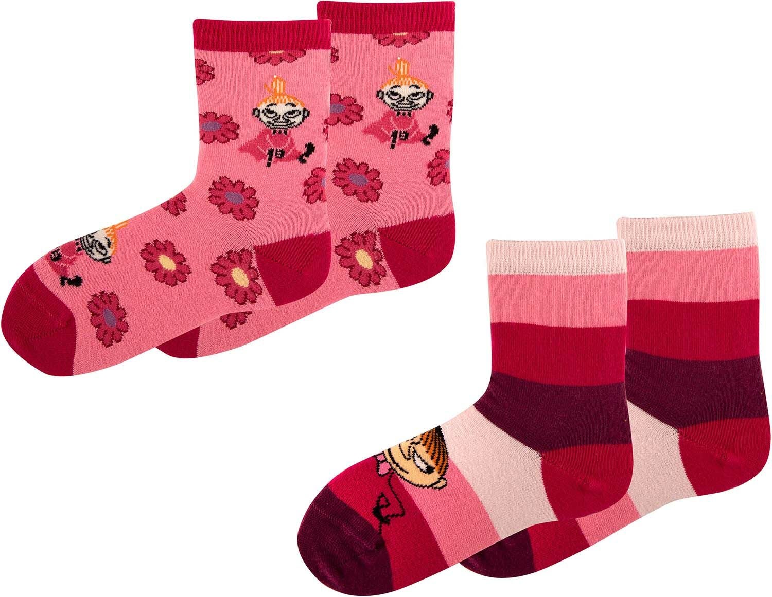 Mumin Lilla My Flowerumpor 2-pack|Rosa