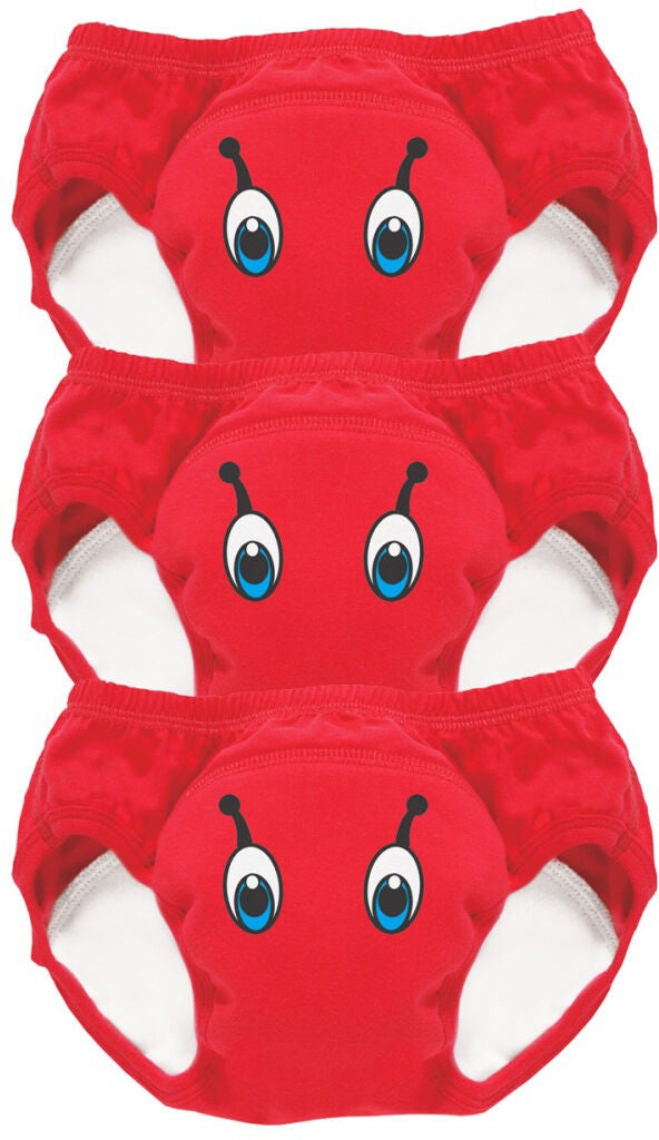 My Carry Potty Nyckelpiga Potträningsbyxor 3-pack|Röd