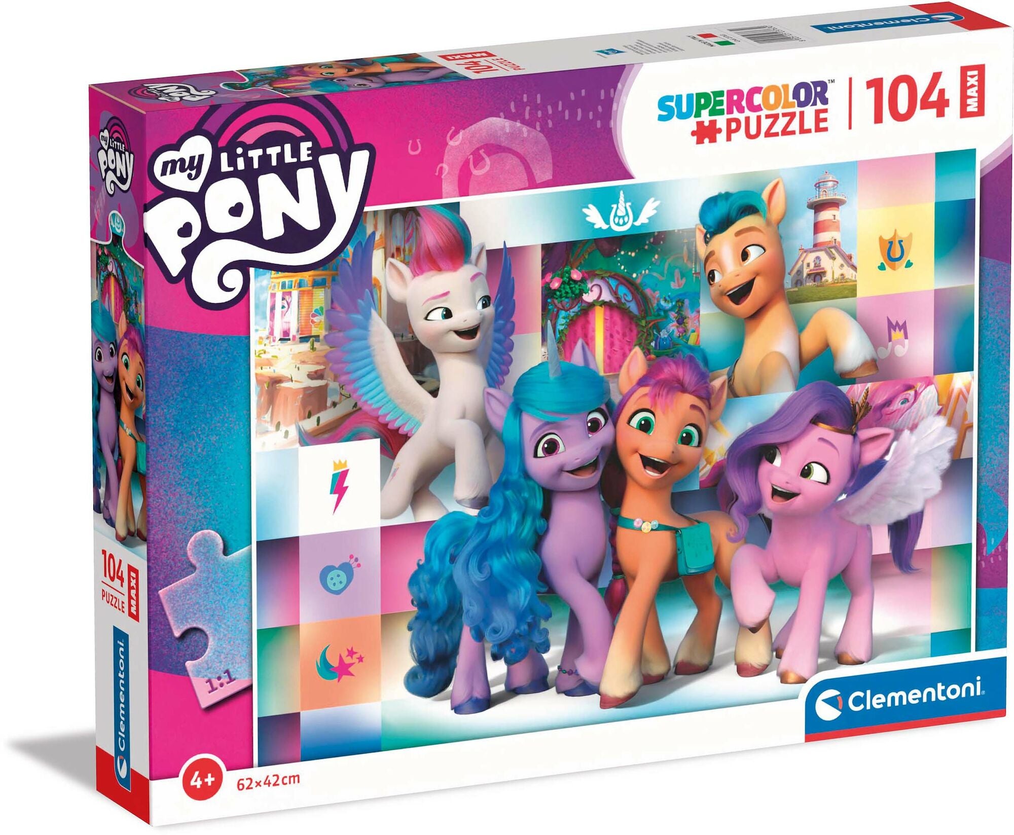 My Little Pony Maxi Pussel 104 Bitar|