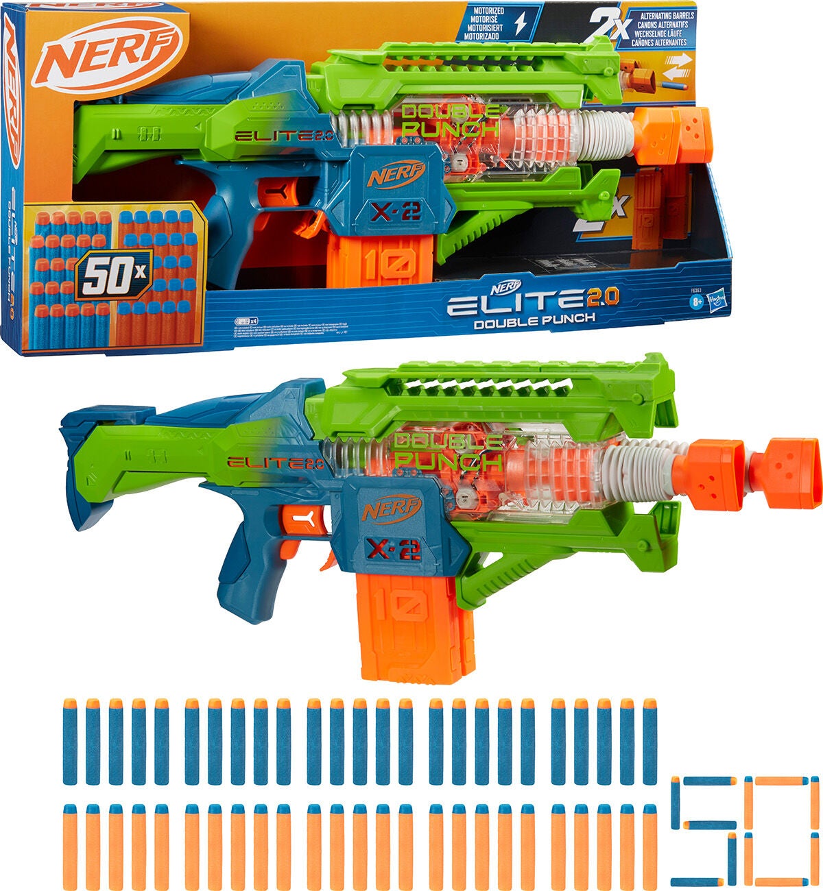 NERF Elite 2.0 Double Punch Blaster