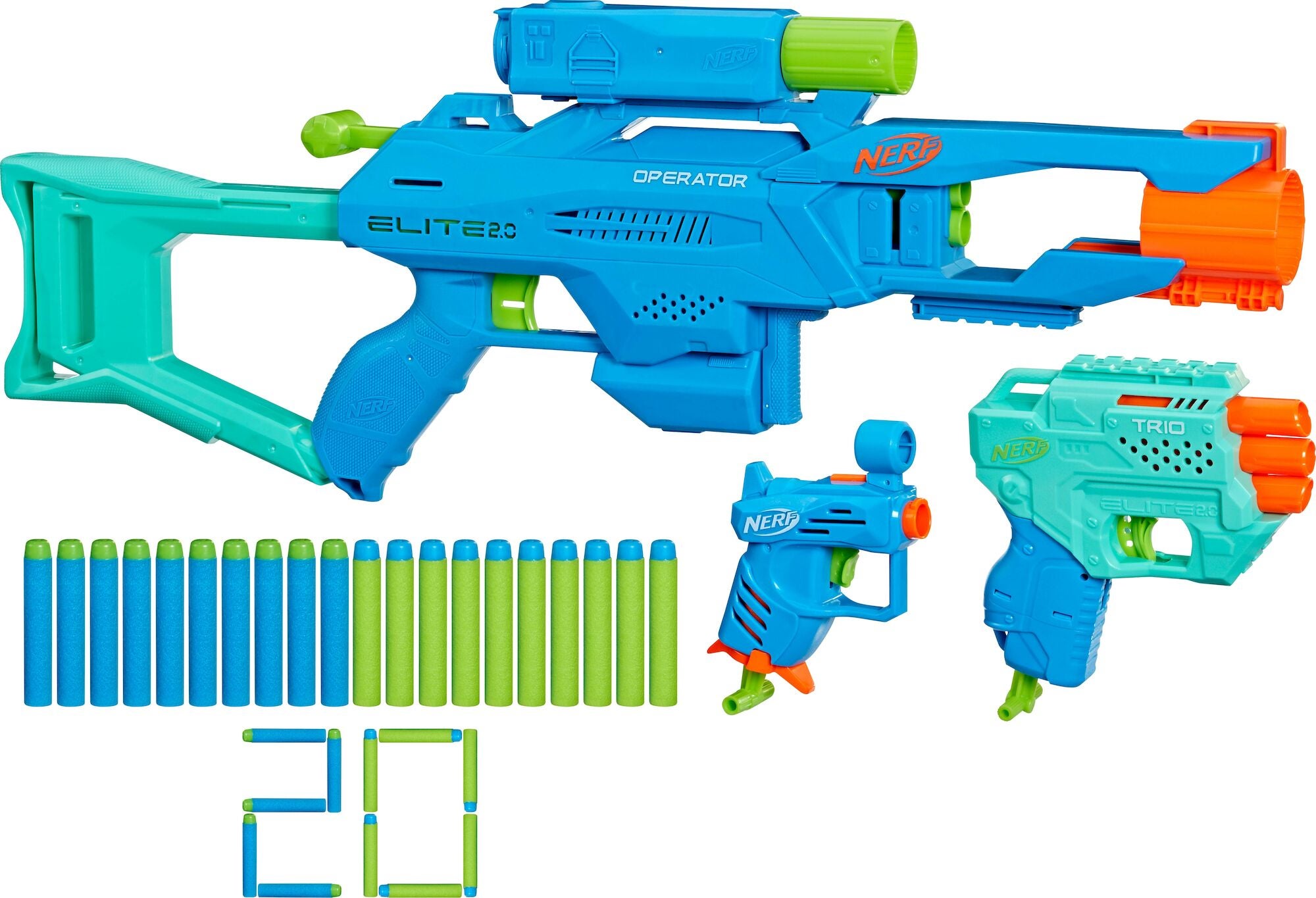 NERF Elite 2.0 Tactical pack Blasters|