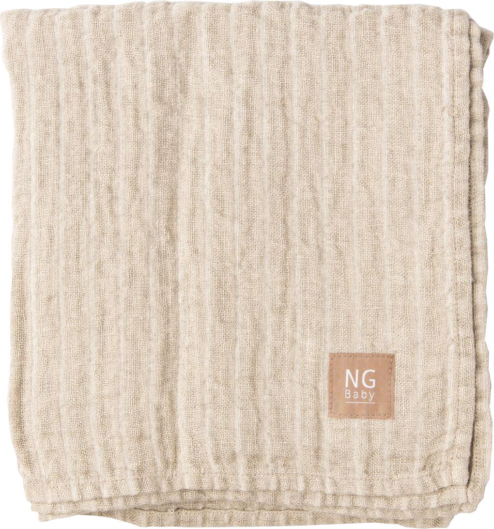 NG Baby Linnefilt 100x100|Natural