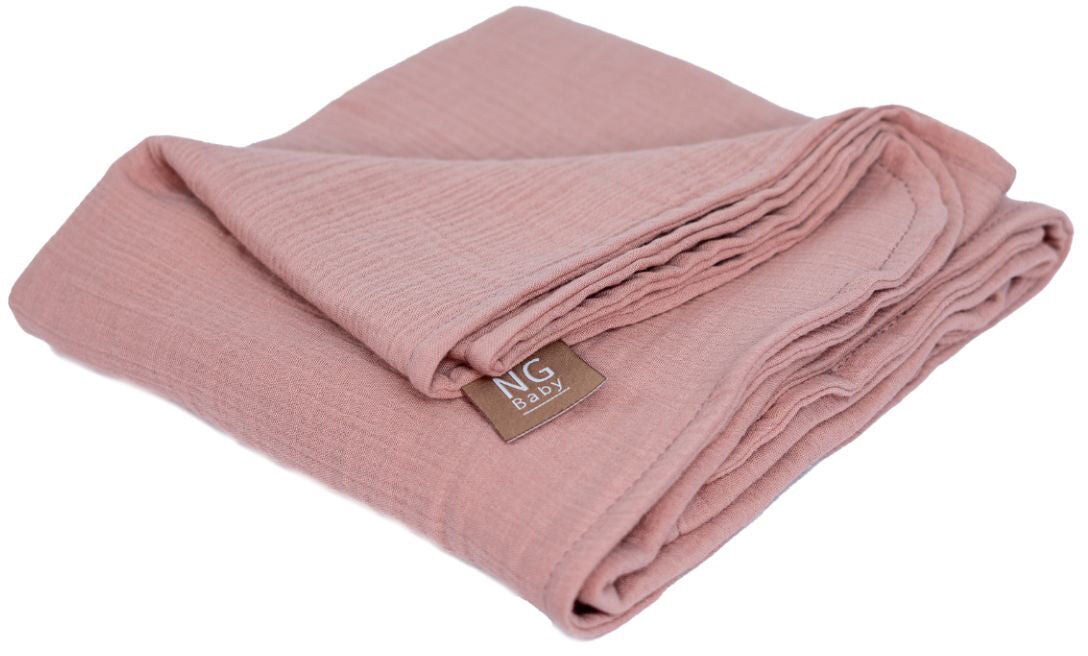 NG Baby Muslinfilt Deluxe|Dusty Rose